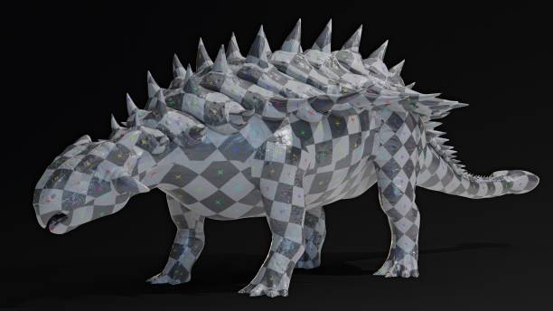 istock Ankylosourus render of background. 3d rendering 1818567100