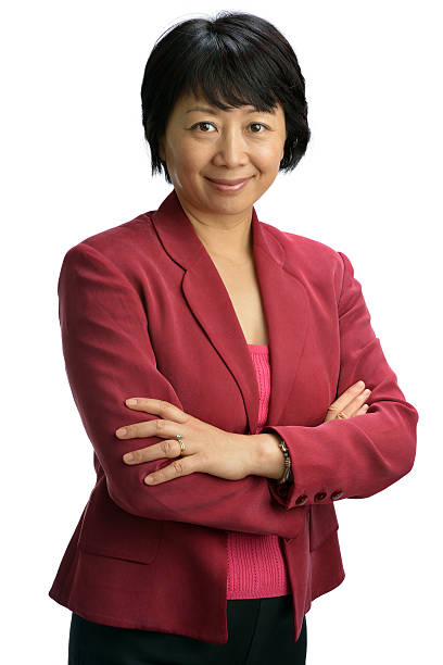 istock Sucessful Chinese executive with arms crossed 181857179