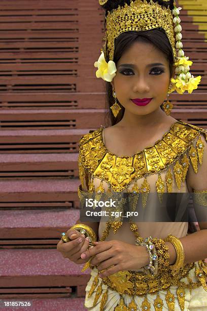 Apsara Dancer Performance In Temple Stock Photo - Download Image Now - Adult, Adults Only, Ancient