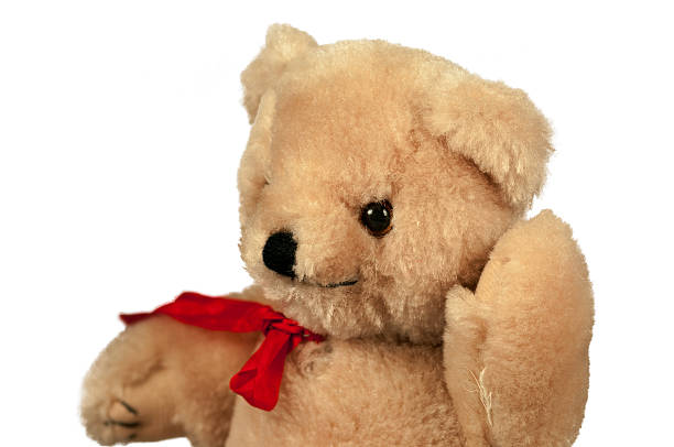 istock Stuffed Teddy Bear Isolated on a Pure White Background 181857590