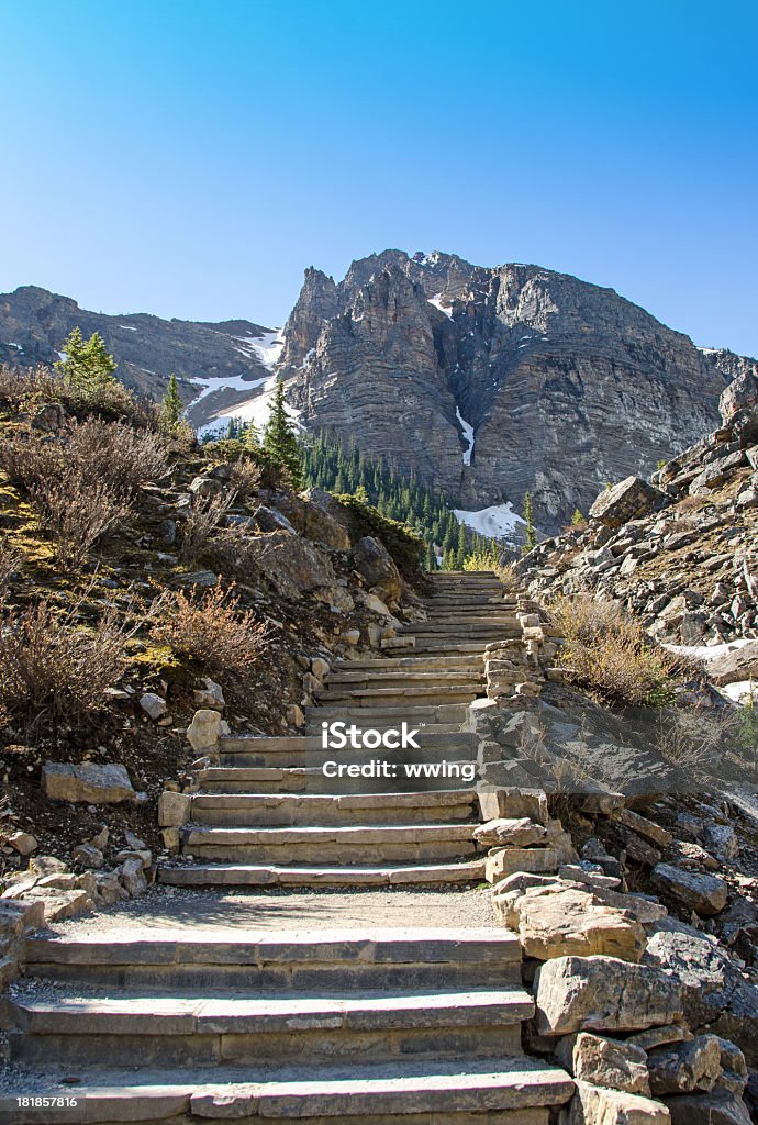 Lago Moraine Trail - Foto de stock de Aire libre libre de derechos