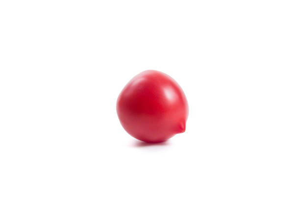 istock Pink tomato isolated on white background 1818578208