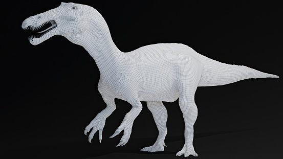 Suchomimus Tenerensis render of background. 3d rendering