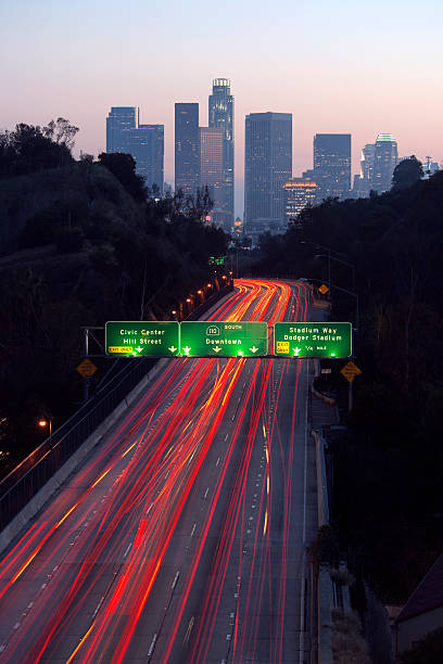 istock Los Angeles Skyline at Dusk 181857845