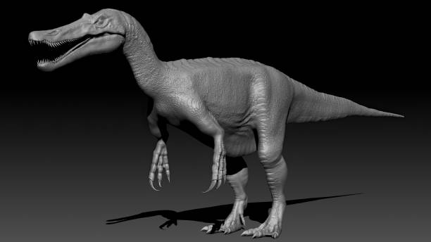 istock Baryonyx Walkeri render of background. 3d rendering 1818579284