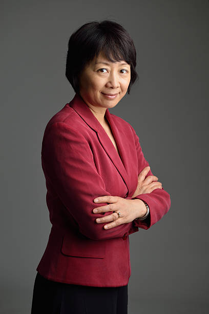istock Middle-aged Asian businesswoman 181858103