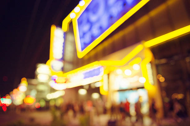 istock Abstract defocus light on Las Vegas 181858352