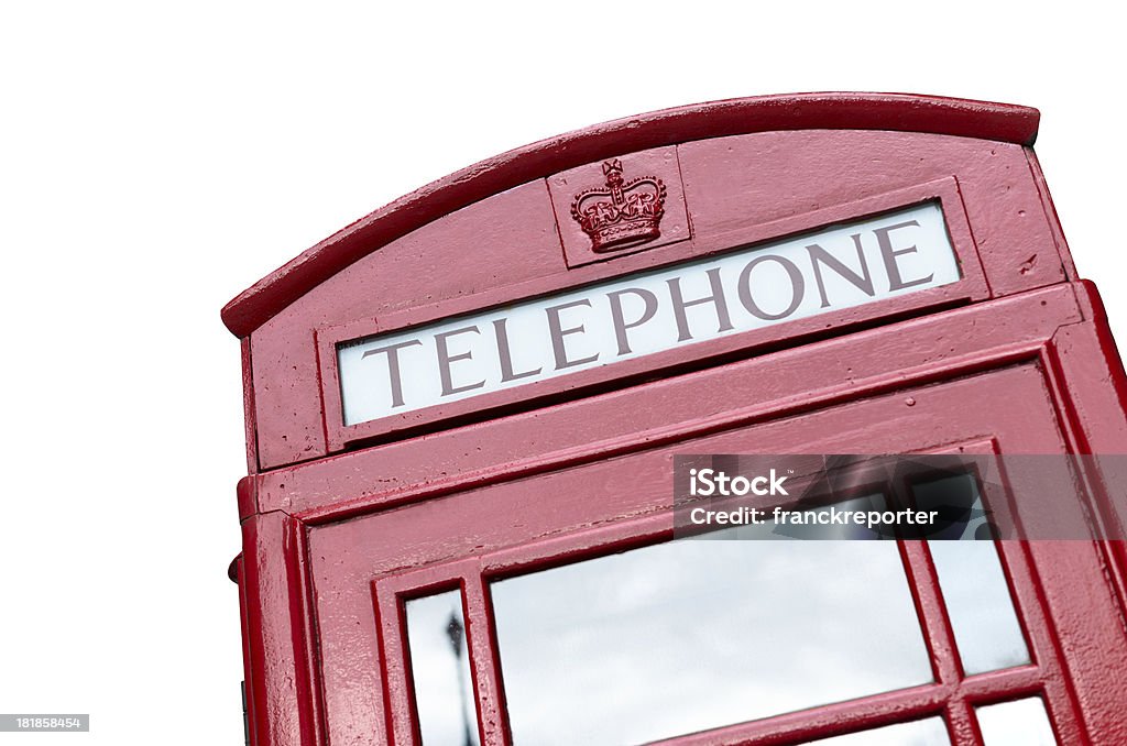 Rote Telefonzelle in london - Lizenzfrei Alt Stock-Foto