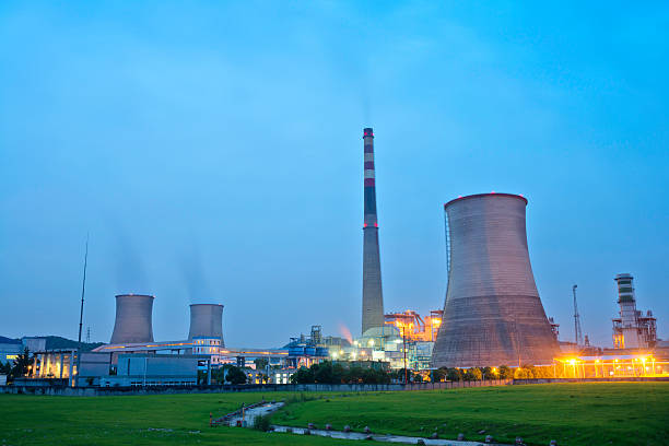 istock power station with cooling towers 181858852