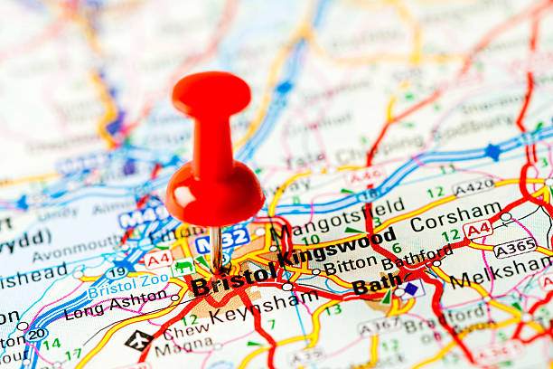 istock Europe cities on map series: Bristol 181859014