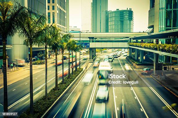 Busy Street Stock Photo - Download Image Now - Abstract, Asphalt, Backgrounds