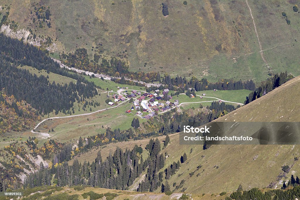 village Fallerschein - Photo de Alpes européennes libre de droits