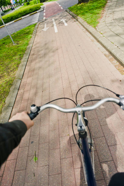 istock Cycling on bicycle lane 181859381