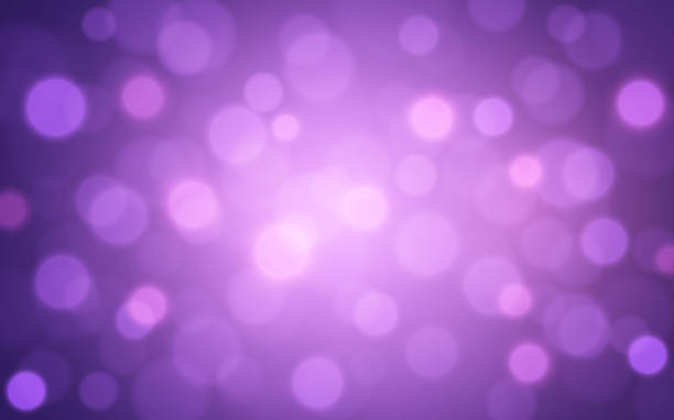 istock Enchanting Soft Purple Background with Shining Square Blur and Bokeh Effect. stock illustration 1818595280