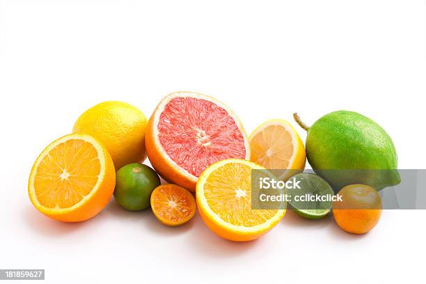 Citrus Fruit Stock Photo - Download Image Now - Citrus Fruit, White Background, Cut Out