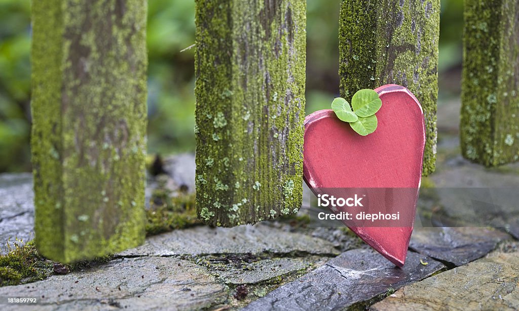 Amor coração em um ambiente de terra - Foto de stock de Alto contraste royalty-free