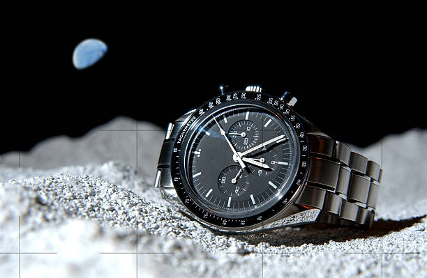 moon regardez - chronographe photos et images de collection