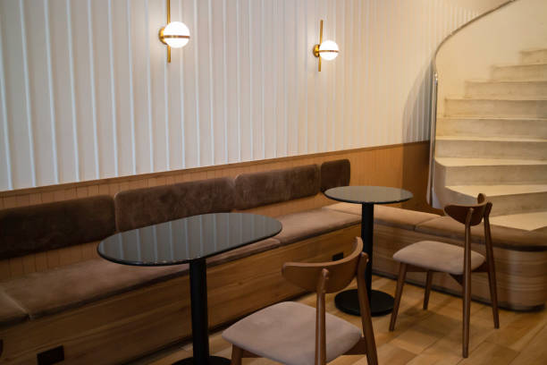istock Interior of stylish white and green room 1818601059
