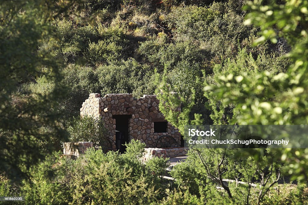 Wild West carcere carcere Shack - Foto stock royalty-free di Abbandonato