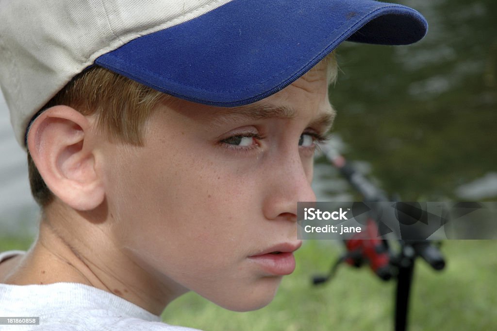 Mala día de pesca - Foto de stock de Adolescencia libre de derechos