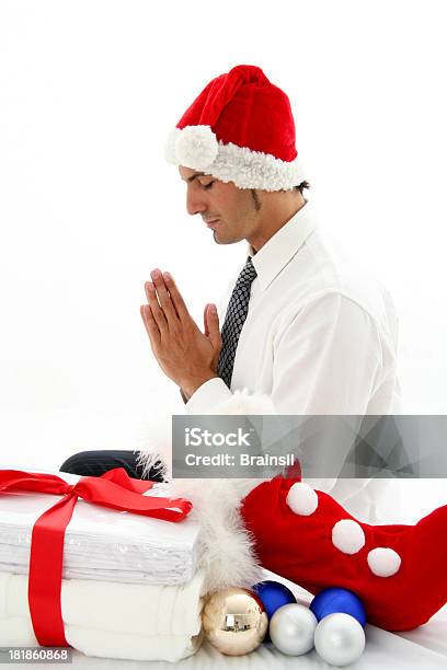 Pregare Di Natale - Fotografie stock e altre immagini di Adulto - Adulto, Affari, Aspirazione