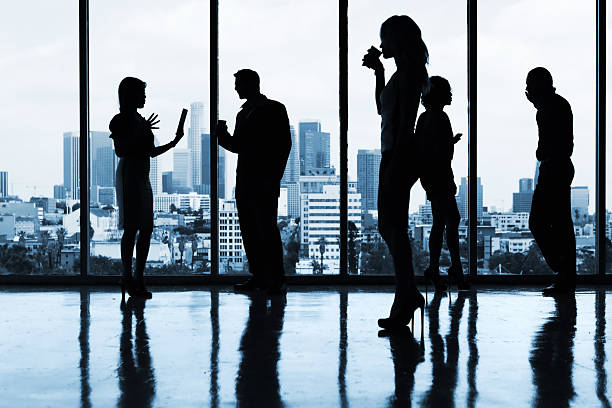 istock Business people in silhouette 181860958