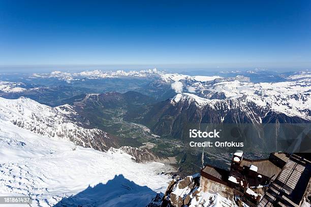 シャモニーから望む Aiguille Du Midi France - Horizonのストックフォトや画像を多数ご用意 - Horizon, エギーユ・デュ・ミディ, オートサヴォア