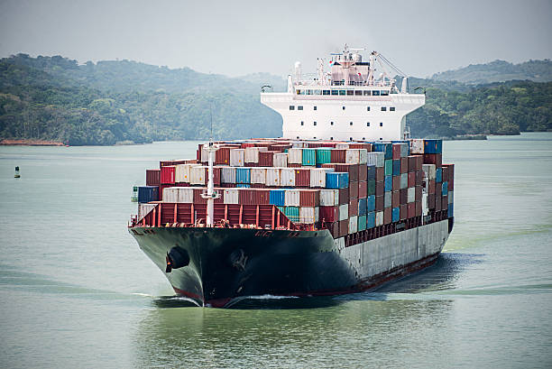 istock Freighter In Gatun Lake, Panama Canal 181861583