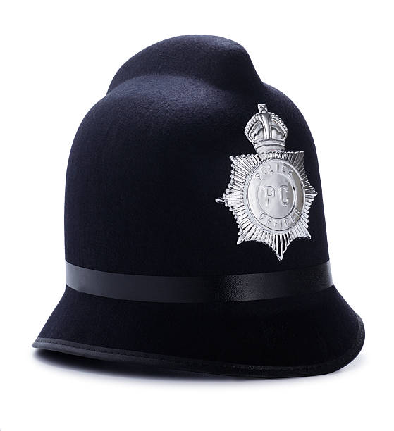 istock Antique Police Hat Isolated on White 181862201