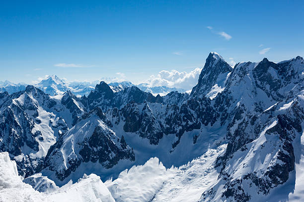 istock View of the Alps from Aiguille du midi 181862397