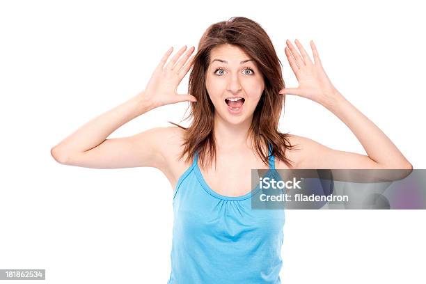 Shocked Woman Stock Photo - Download Image Now - 20-24 Years, 20-29 Years, Adult