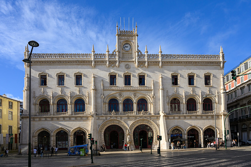 Courtyard Of National Library Of Malta In Valletta, Malta