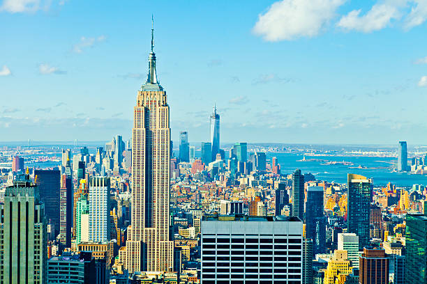istock Empire State Building New York City skyline 181863938