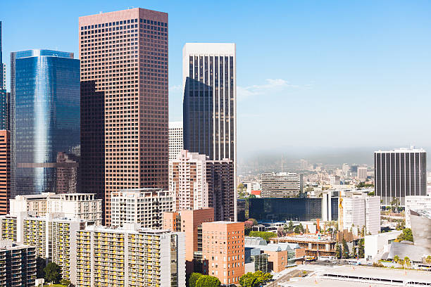 istock Los Angeles downtown skyscrapers, USA. 181864210