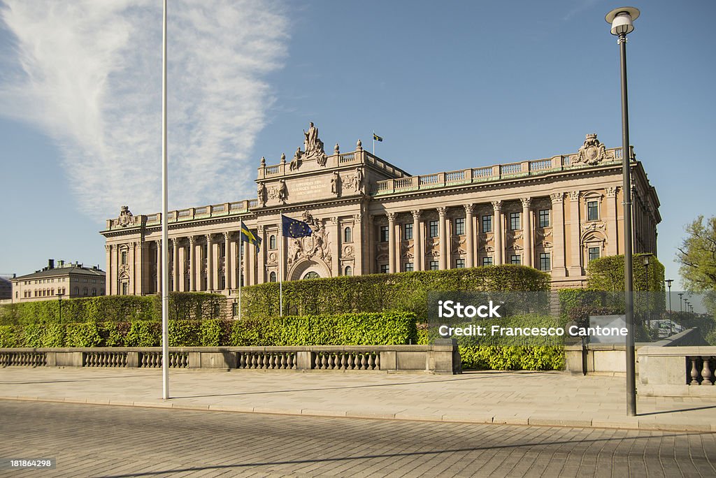 Riksdag, Stockholm The Riksdag, placed on the island of Helgeandsholmen in the central parts of Stockholm, is the national legislative assembly and the supreme decision-making body in the Kingdom of Sweden. Parliament House - Stockholm Stock Photo