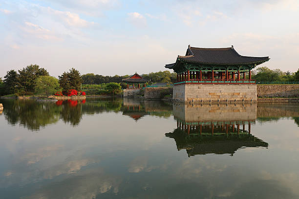 istock Anapji Pond Gyeongju South Korea 181864507