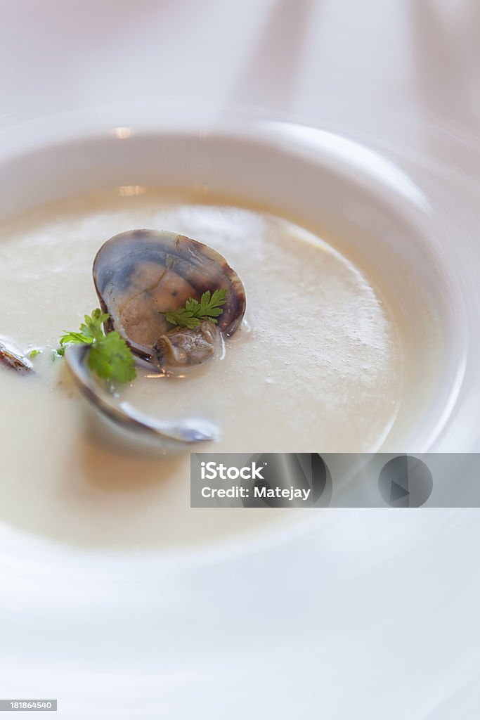 Soupe de fruits de mer et soupe de palourdes - Photo de Aliment libre de droits