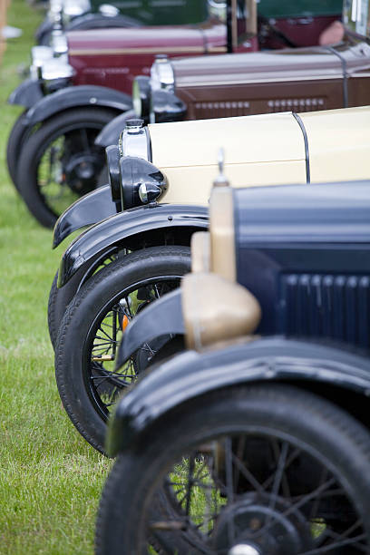 istock Vintage car line up 181864629