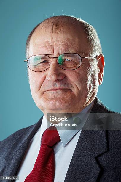 Portrait Of Senior Man In A Suit Stock Photo - Download Image Now - Senior Men, Suit, 70-79 Years
