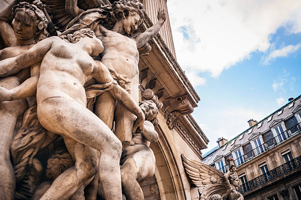 ópera garnier de paris - opera garnier - fotografias e filmes do acervo