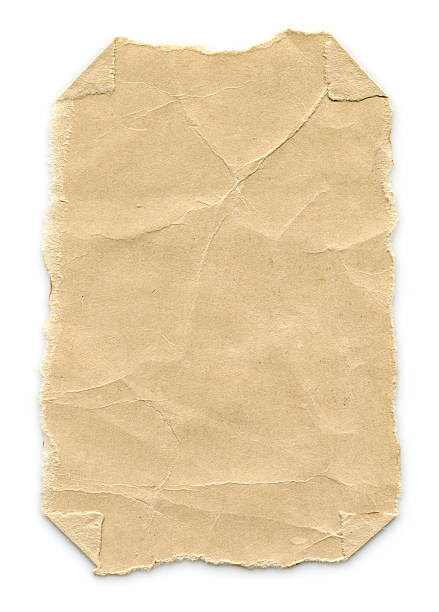 istock Pieces of torn brown paper textured background 181865390
