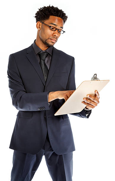 istock Afro-American businessman shot in studio 181865668