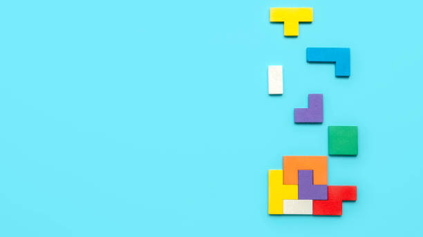 istock Educational toys, Cognitive skills, kid development ,logical thinking concept. 1818658392