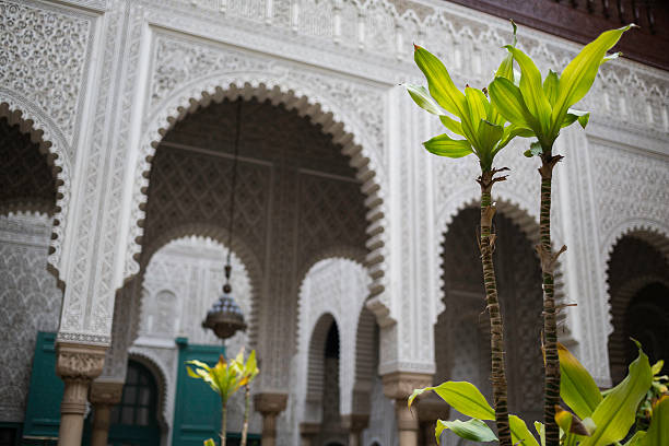 palacio de marroquí - casablanca moroccan culture style islam fotografías e imágenes de stock