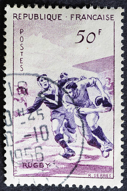 istock Rugby Football Stamp 181866358