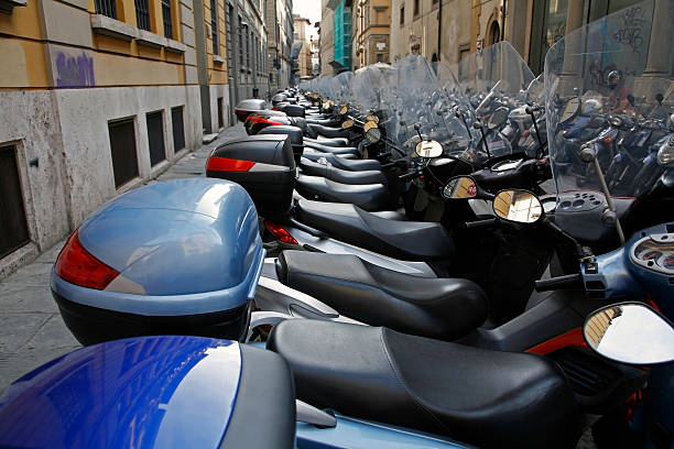 istock Scooters and Motorcycles Forever In Italy. 181866596