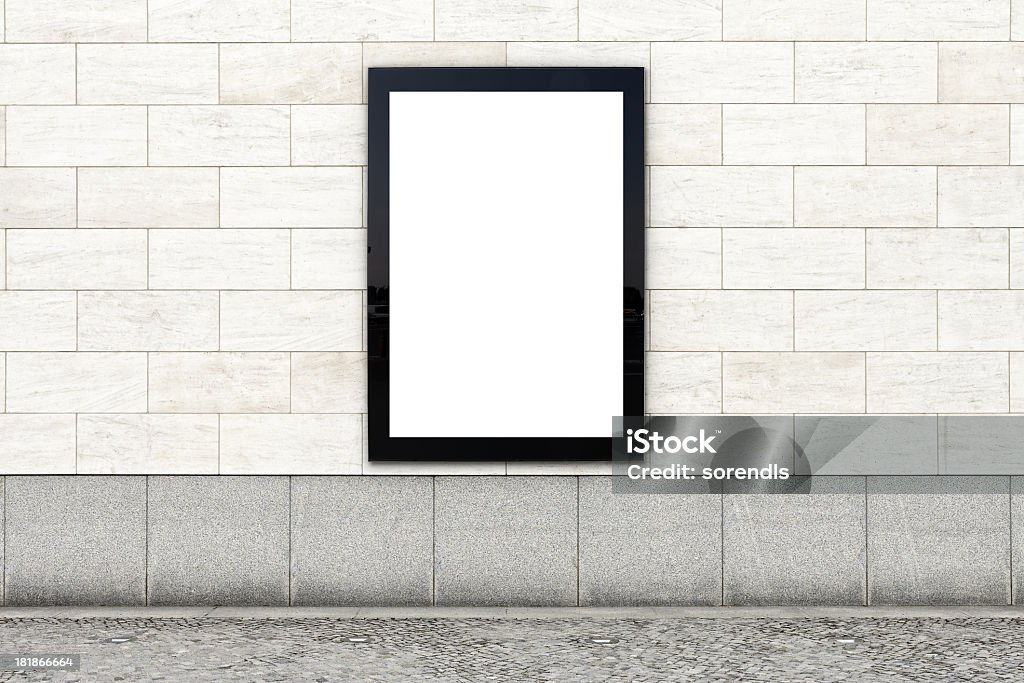 Blank Billboard XXXL - Lizenzfrei Im Freien Stock-Foto