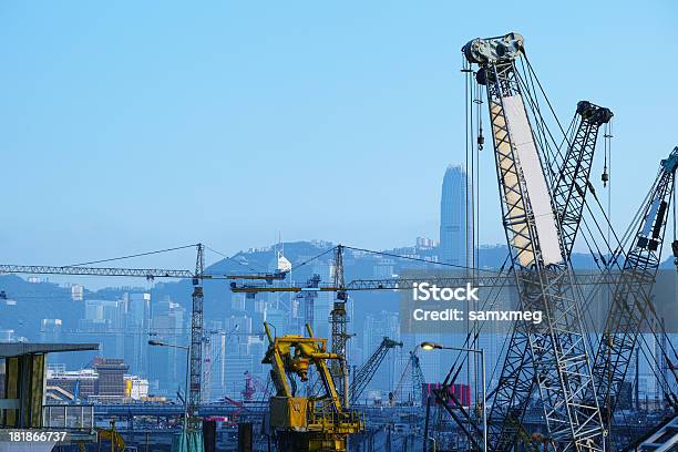 공사장 현장 In Hong Kong 개발에 대한 스톡 사진 및 기타 이미지 - 개발, 건물 외관, 건설 기계류