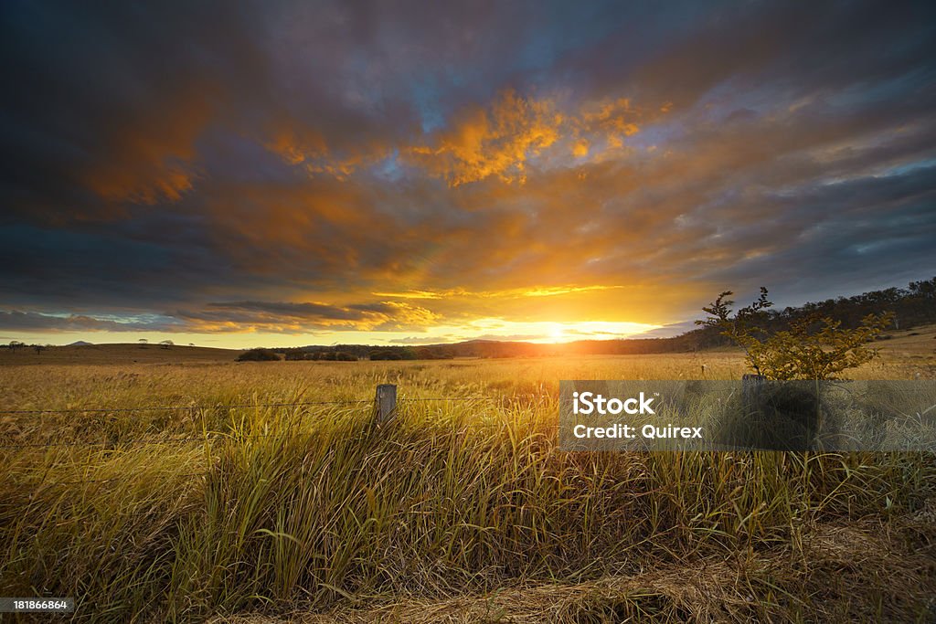Australian paesaggio al tramonto - Foto stock royalty-free di Australia