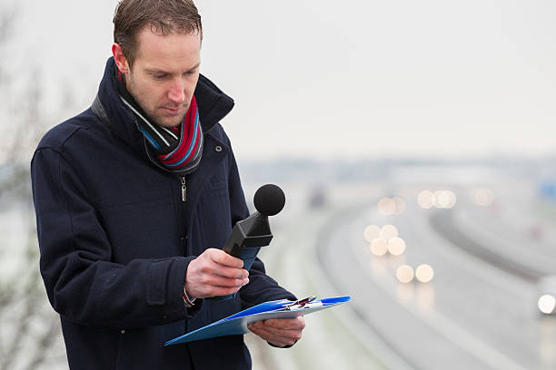 istock Sound pollution, man near highway 181866865